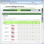 greenbuildingproducts.eu - Die erste Datenbank für bewertete Produkte nach DGNB und LEED Kriterien